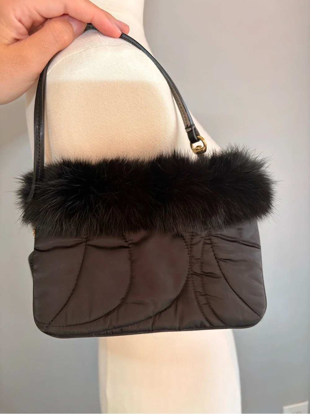 Limited Edition Vintage Y2K Coach SoHo Ski Wristlet in Black
